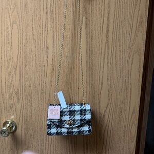 Olivia Miller Black and White Crossbody Bag